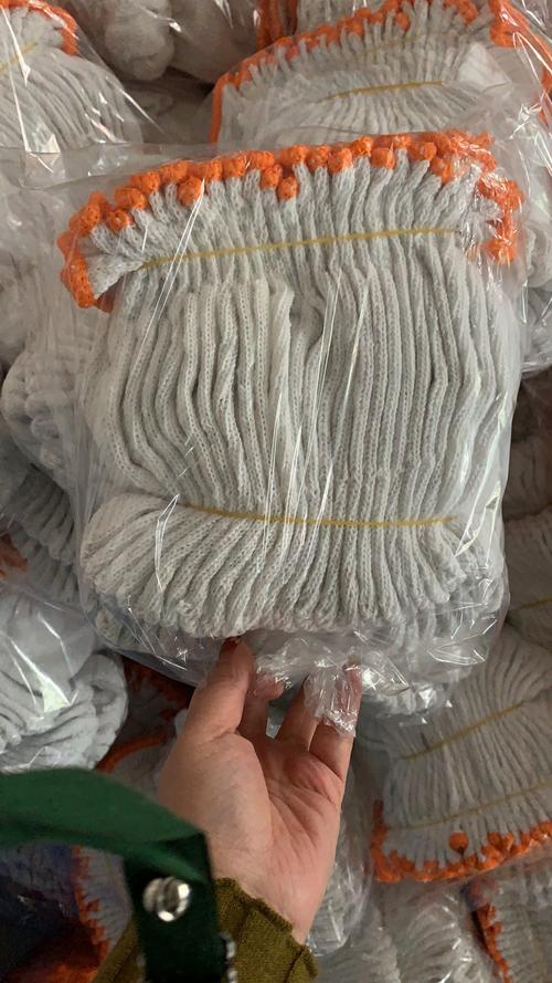 多色或者白色涤棉工作劳保用品手套工地便宜廉价耐用家用